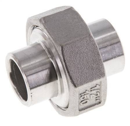 Rechte Koppeling 21.3mm Laseinde RVS Conische Afdichting 16bar
