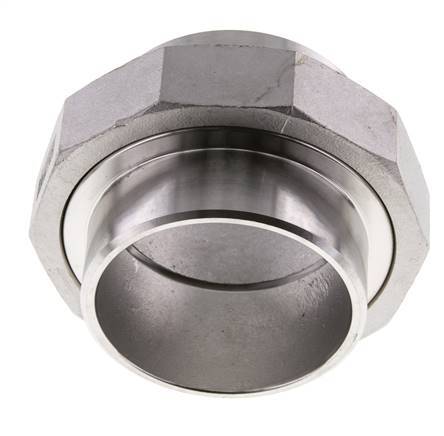 Rechte Koppeling 76.1mm Laseinde RVS Conische Afdichting 16bar