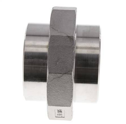 Rechte Koppeling 76.1mm Laseinde RVS Conische Afdichting 16bar