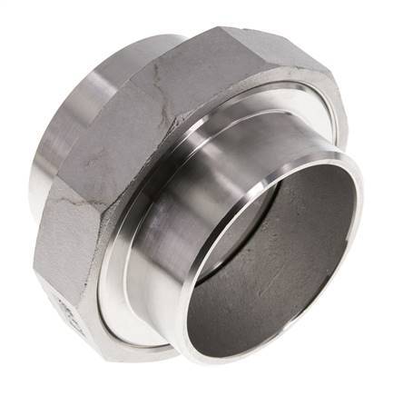 Rechte Koppeling 76.1mm Laseinde RVS Conische Afdichting 16bar