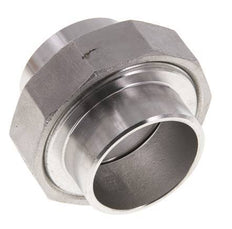 Rechte Koppeling 48.3mm Laseinde RVS Conische Afdichting 16bar