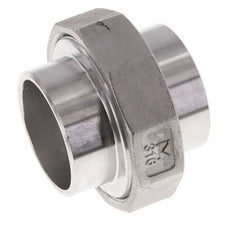 Rechte Koppeling 48.3mm Laseinde RVS Conische Afdichting 16bar