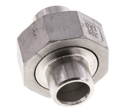 Rechte Koppeling 17.2mm Laseinde RVS Conische Afdichting 16bar