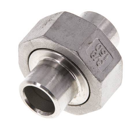 Rechte Koppeling 17.2mm Laseinde RVS Conische Afdichting 16bar