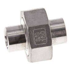 Rechte Koppeling 17.2mm Laseinde RVS Conische Afdichting 16bar