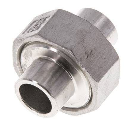 Rechte Koppeling 17.2mm Laseinde RVS Conische Afdichting 16bar