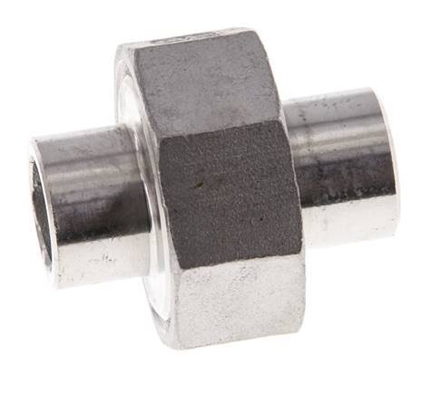 Rechte Koppeling 17.2mm Laseinde RVS Conische Afdichting 16bar