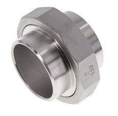 Rechte Koppeling 60,3mm Laseinde RVS Vlakke Afdichting PTFE 16bar