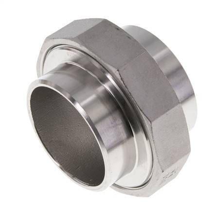 Rechte Koppeling 60,3mm Laseinde RVS Vlakke Afdichting PTFE 16bar
