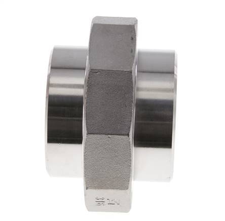 Rechte Koppeling 60,3mm Laseinde RVS Vlakke Afdichting PTFE 16bar