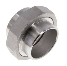 Rechte Koppeling 60,3mm Laseinde RVS Vlakke Afdichting PTFE 16bar