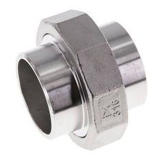 Rechte Koppeling 48,3mm met Laseinde RVS Vlakke Pakking PTFE 16bar