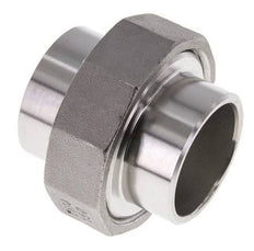 Rechte Koppeling 42.4mm Laseinde RVS Vlakke Afdichting PTFE 16bar