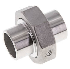 Rechte Koppeling 26.9mm Laseinde RVS Vlakke Afdichting PTFE 16bar