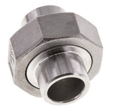 Rechte Koppeling 21.3mm Laseinde RVS Vlakke Afdichting PTFE 16bar