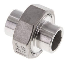 Rechte Koppeling 21.3mm Laseinde RVS Vlakke Afdichting PTFE 16bar
