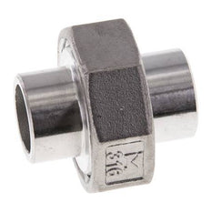 Rechte Koppeling 21.3mm Laseinde RVS Vlakke Afdichting PTFE 16bar