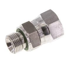 JIC Verloopnippel UNF 3/4''-16'' Binnendraad X G3/8'' Buitendraad Verstelbaar RVS 275bar