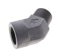 45° L-Koppeling 1'' NPT Buitendraad X Binnendraad Staal 140bar