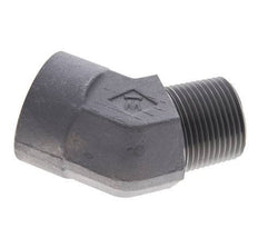 45° L-Koppeling 1'' NPT Buitendraad X Binnendraad Staal 140bar