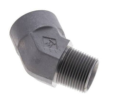 45° L-Koppeling 1'' NPT Buitendraad X Binnendraad Staal 140bar