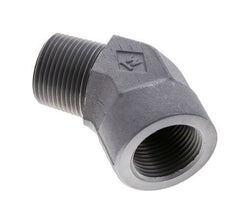 45° L-Koppeling 1'' NPT Buitendraad X Binnendraad Staal 140bar