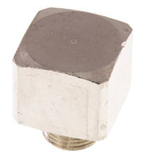 90° L-Koppeling G3/8'' Man X Binnendraad Vernikkeld Messing 16bar