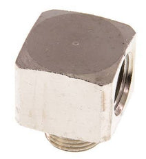 90° L-Koppeling G3/8'' Man X Binnendraad Vernikkeld Messing 16bar