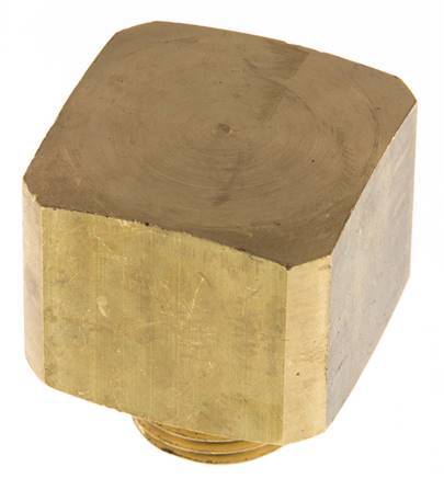 90° L-Koppeling G1/2'' Buitendraad X Binnendraad Messing 16bar