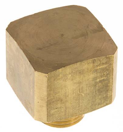 90° L-Koppeling G1/2'' Buitendraad X Binnendraad Messing 16bar