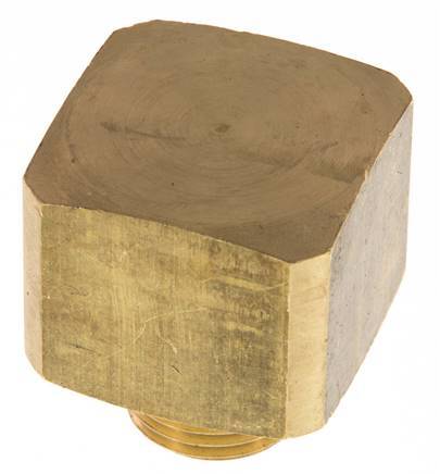 90° L-Koppeling G1/2'' Buitendraad X Binnendraad Messing 16bar