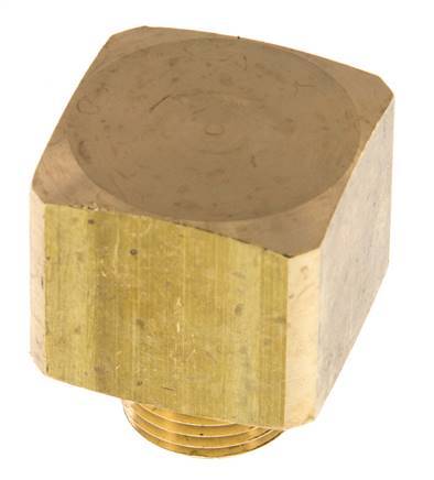 90° L-Koppeling G3/8'' Buitendraad X Binnendraad Messing 16bar