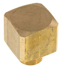 90° L-Koppeling G3/8'' Buitendraad X Binnendraad Messing 16bar