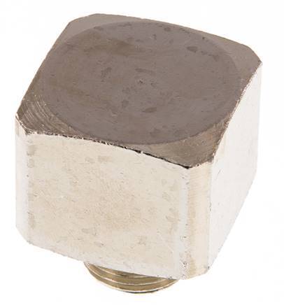 90° L-Koppeling G1/2'' Buitendraad X Binnendraad Vernikkeld Messing 16bar