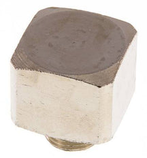 90° L-Koppeling G1/2'' Buitendraad X Binnendraad Vernikkeld Messing 16bar
