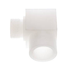 90° L-Koppeling G3/4'' Buitendraad X Binnendraad PVDF 10bar FDA