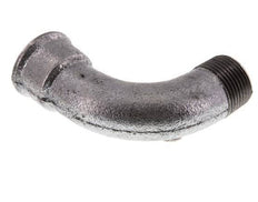 90° L-Koppeling 1'' Buitendraad R X Binnendraad Rp Lang Gietijzer 25bar