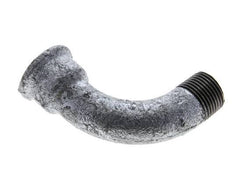 90deg Angled Fitting 3/8'' Male R x Female Rp Long Cast Iron 25bar (351.25psi) [2 Pieces]