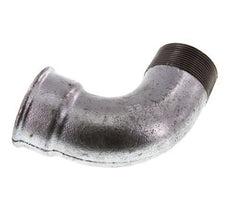 90° L-Koppeling 2'' Buitendraad R X Binnendraad Rp Kort Gietijzer 25bar