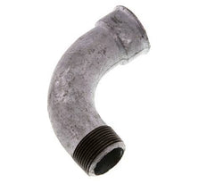 90° L-Koppeling 1 1/4'' Buitendraad R X Binnendraad Rp Lang Gietijzer 25bar