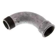 90° L-Koppeling 1 1/4'' Buitendraad R X Binnendraad Rp Lang Gietijzer 25bar