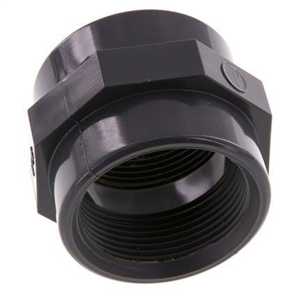 Sok Rp1 1/2'' Binnendraad PVC-U 16bar En 1452-3 [2 Stuks]