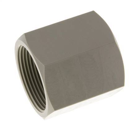 Sok G1 1/2'' Binnendraad Polypropyleen (PP) 10bar FDA 55mm Hex