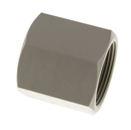 Sok G1 1/2'' Binnendraad Polypropyleen (PP) 10bar FDA 55mm Hex