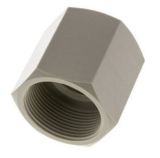 Sok G1 1/2'' Binnendraad Polypropyleen (PP) 10bar FDA 55mm Hex