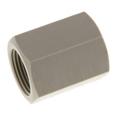 Sok G1'' Binnendraad Polypropyleen (PP) 10bar FDA 43mm Hex