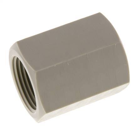 Sok G1'' Binnendraad Polypropyleen (PP) 10bar FDA 43mm Hex
