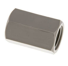 Sok G3/8'' Binnendraad Polypropyleen (PP) 10bar FDA 22mm Hex