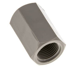 Sok G3/8'' Binnendraad Polypropyleen (PP) 10bar FDA 22mm Hex