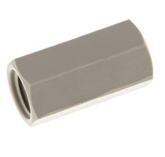 Sok G1/4'' Binnendraad Polypropyleen (PP) 10bar FDA 17mm Hex